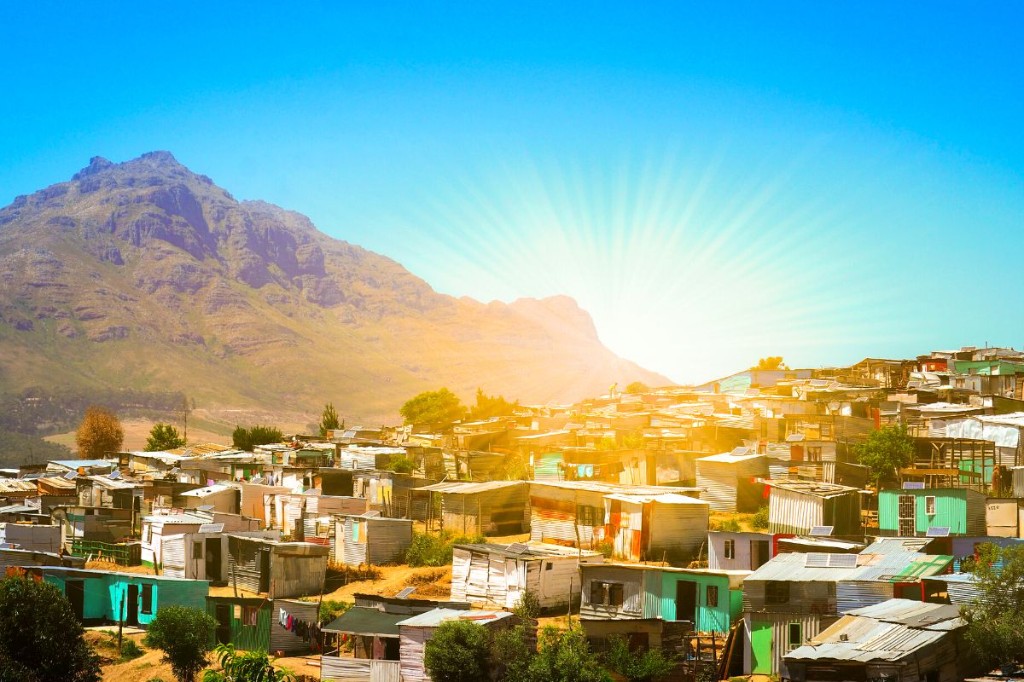 Township tour scene, Cape Town