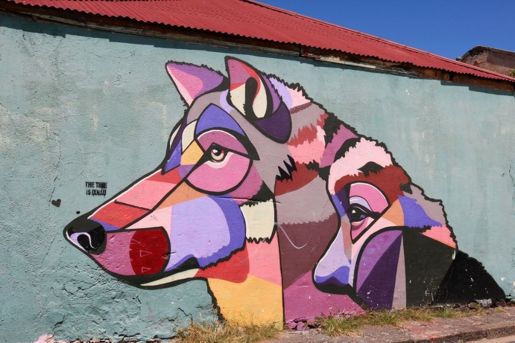 Street art mural, Woodstock, Cape Town